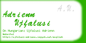 adrienn ujfalusi business card